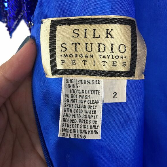 Vintage Silk Studio Morgan Taylor Sequin Dress - Picture 4 of 6